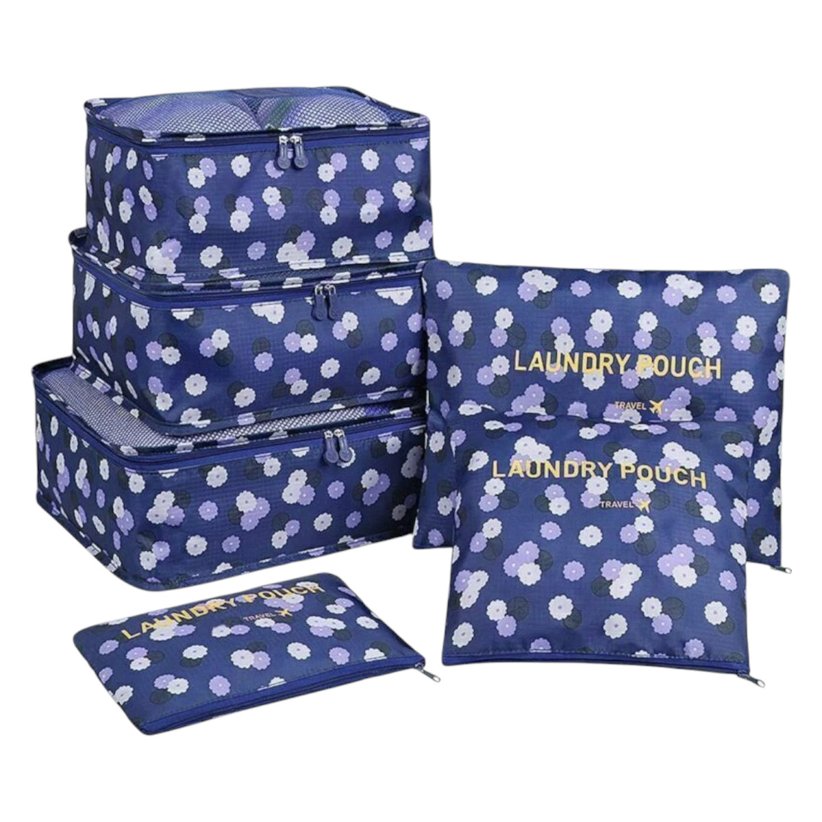 Набір дорожніх сумок-органайзерів Laundry Pouch 6 шт 39 х 30 х 11 см (J01418)
