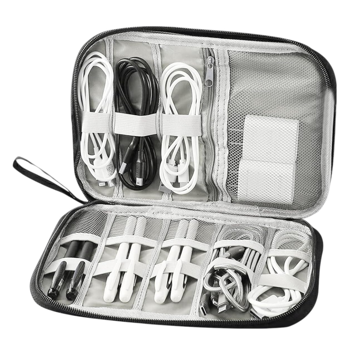 Сумка-органайзер дорожня для зарядних пристроїв, дротів Travel Digital Bag 23 х 16 х 2.5 см