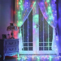 Xmas гирлянда  LED (Водопад  2M*2M) 240-M-2 Мультицветная (50)