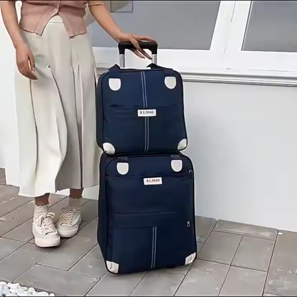 Набір дорожніх сумок для подорожей Travel Bag 2шт (R95587)