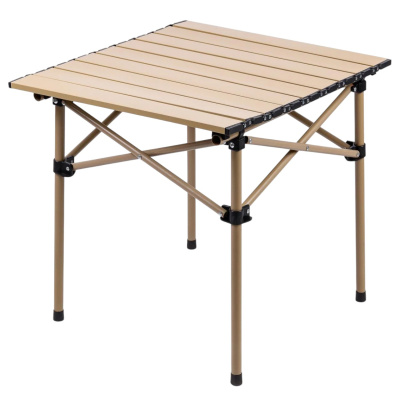Стол раскладной туристический Folding table 52 х 52 х 51 см (MH-5507)  (Бежевый)