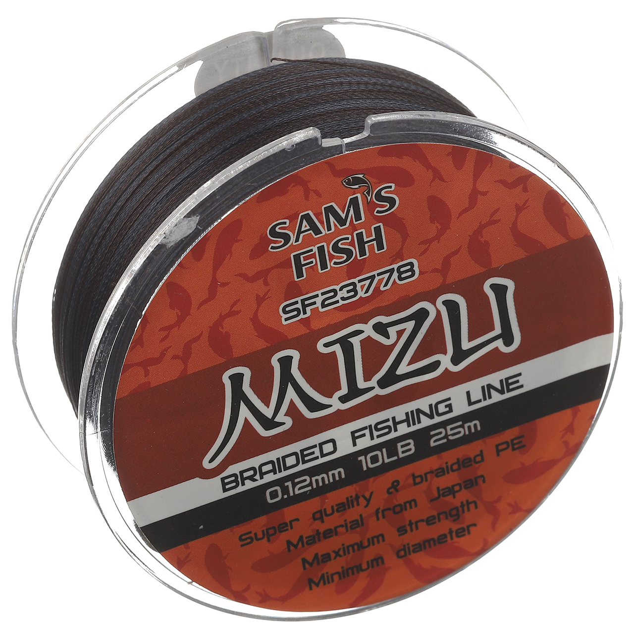 Шнур Sams Fish 25 м х 0.12 мм (SF23778)