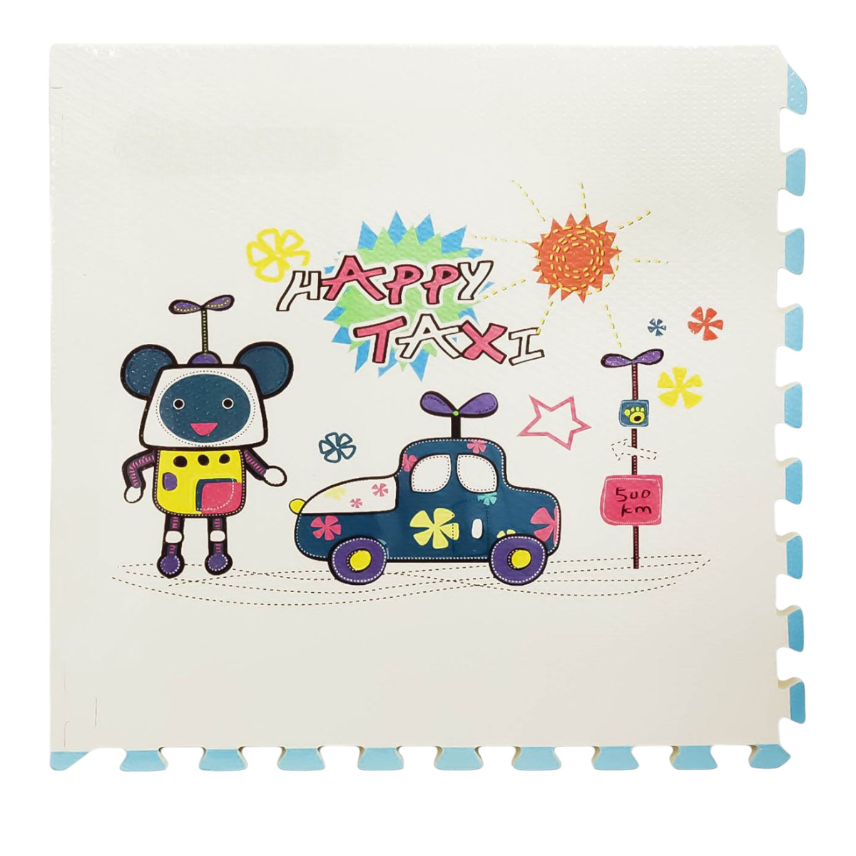 Детский коврик-пазл развивающий, игровой для ползания малышей Puzzle Mat 60 х 60 см 4 шт (C 73914)