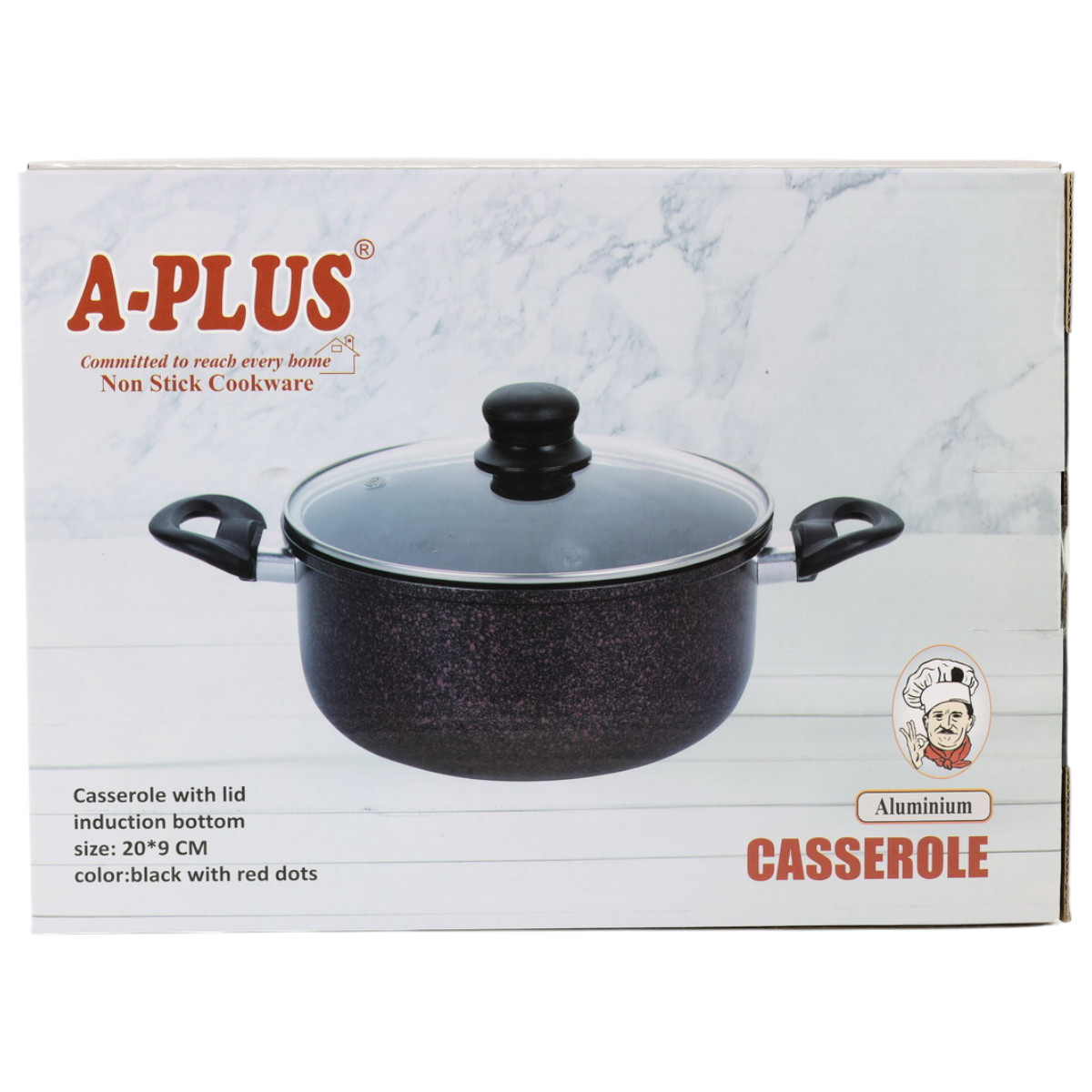 Кастрюля з антипригарним покриттям A-PLUS 20 см (1100)
