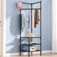Вешалка напольная угловая для одежды Corner coat rack (9603)