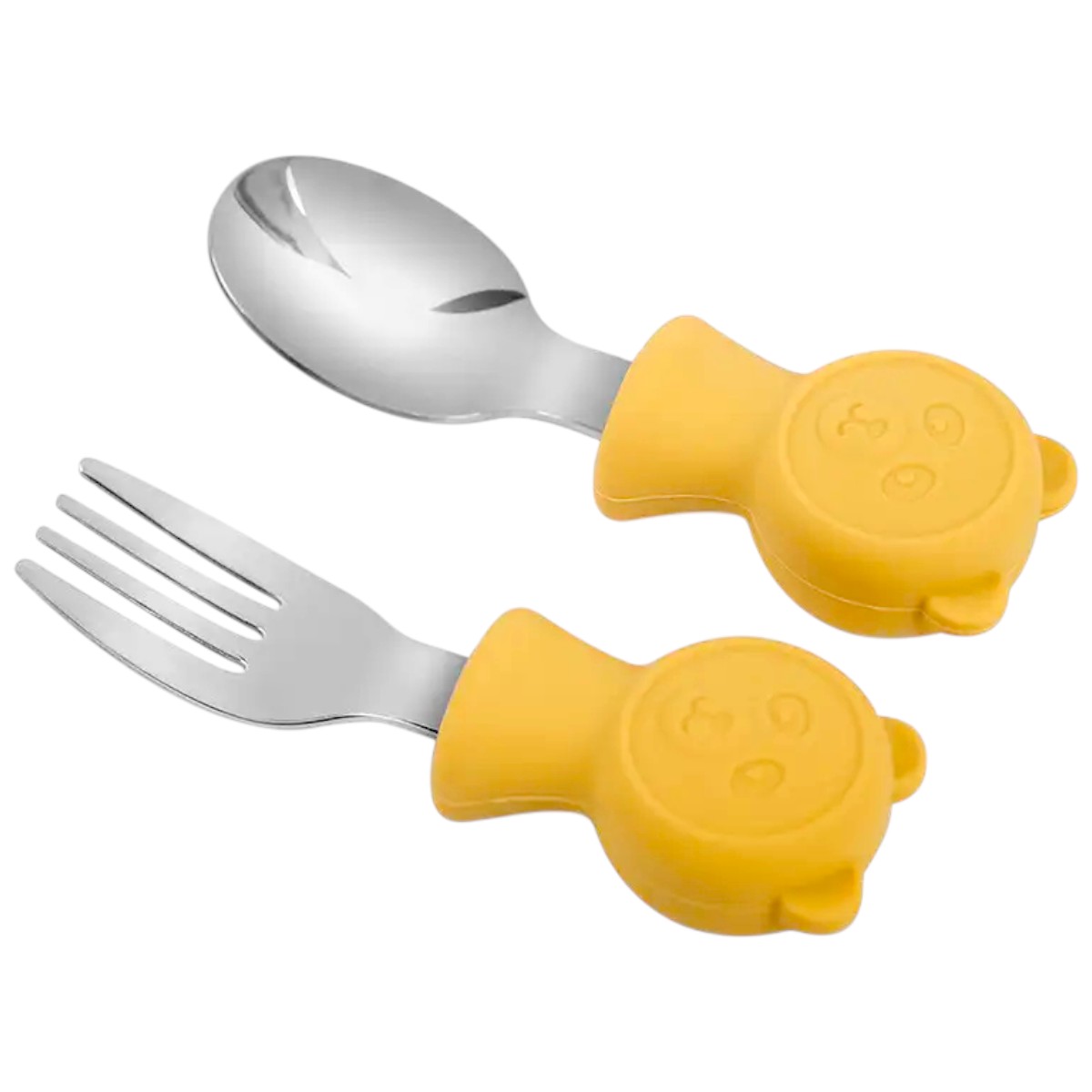 Детский силиконовый набор посуды для кормления Tableware Set 6 предметов (MA-4906)