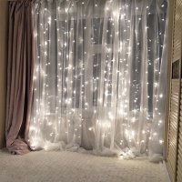 Xmas гирлянда LED (Водопад  3M*1.5M) 320-W-2  Белый (40)