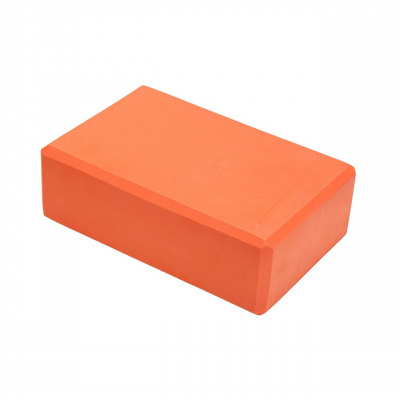 Блок для йоги EVA 22.5 х 8.0 х 15 см 180 грамм (0858-2) (Оранжевый)