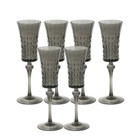 Набор бокалов для шампанского Jiuxiang Glassware 6 шт 130 мл (69H210 JX)