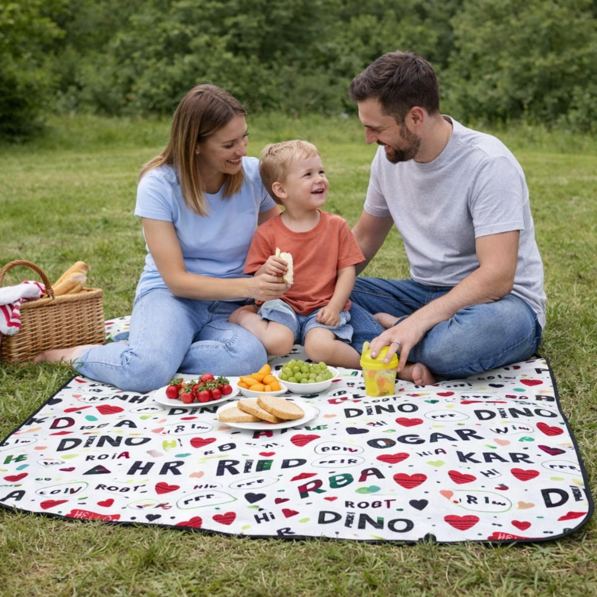 Детский игровой коврик для пикника Picnic Mat размером 150 х 200 см (С 64959)