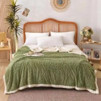 Плед покрывало Евро овчина Colorful Home 200 х 220 см (36973) Молочный