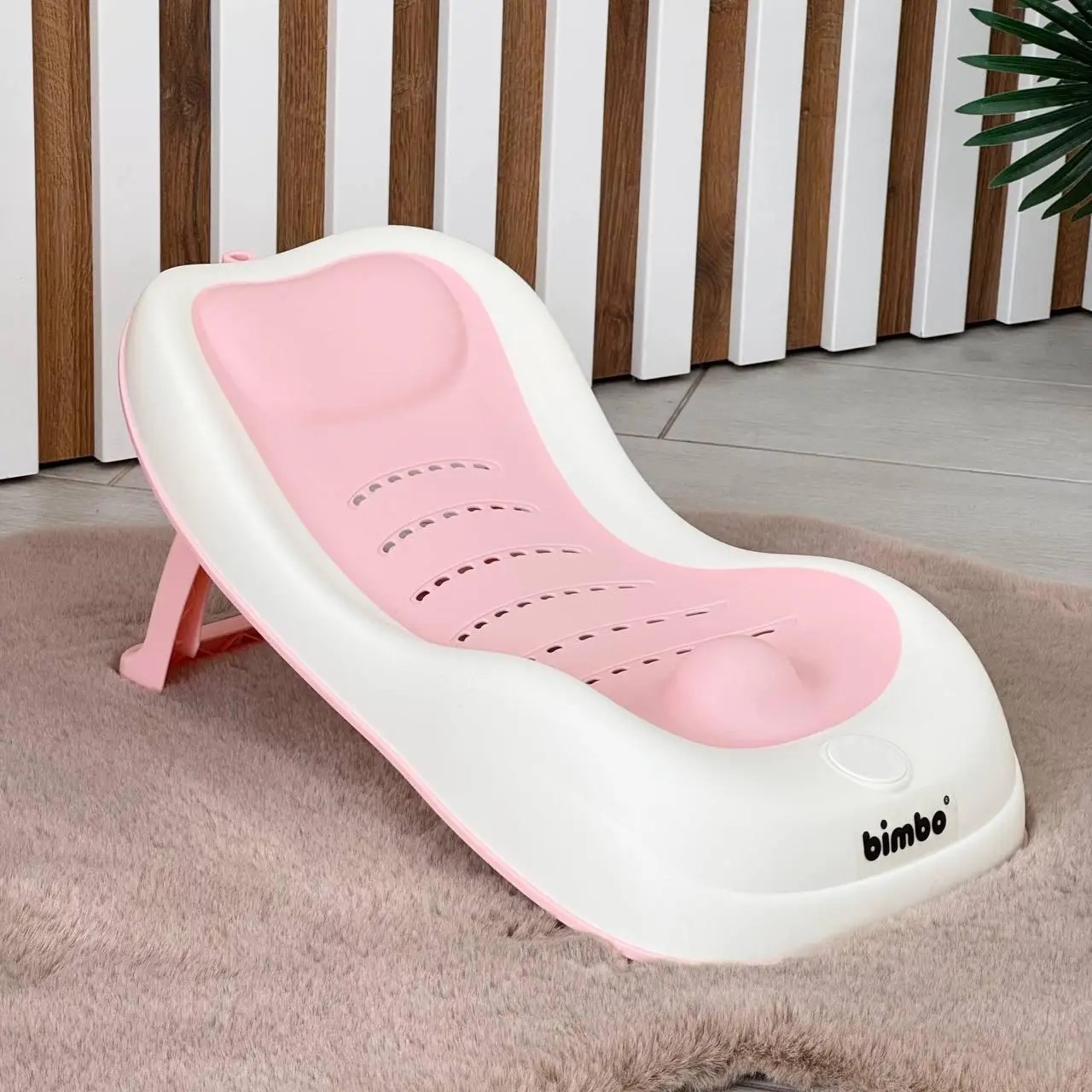 Детская горка для купания нескользящая Bimbo подставка для ванны 27.5 х 53.5 х 13 см (7610-26)