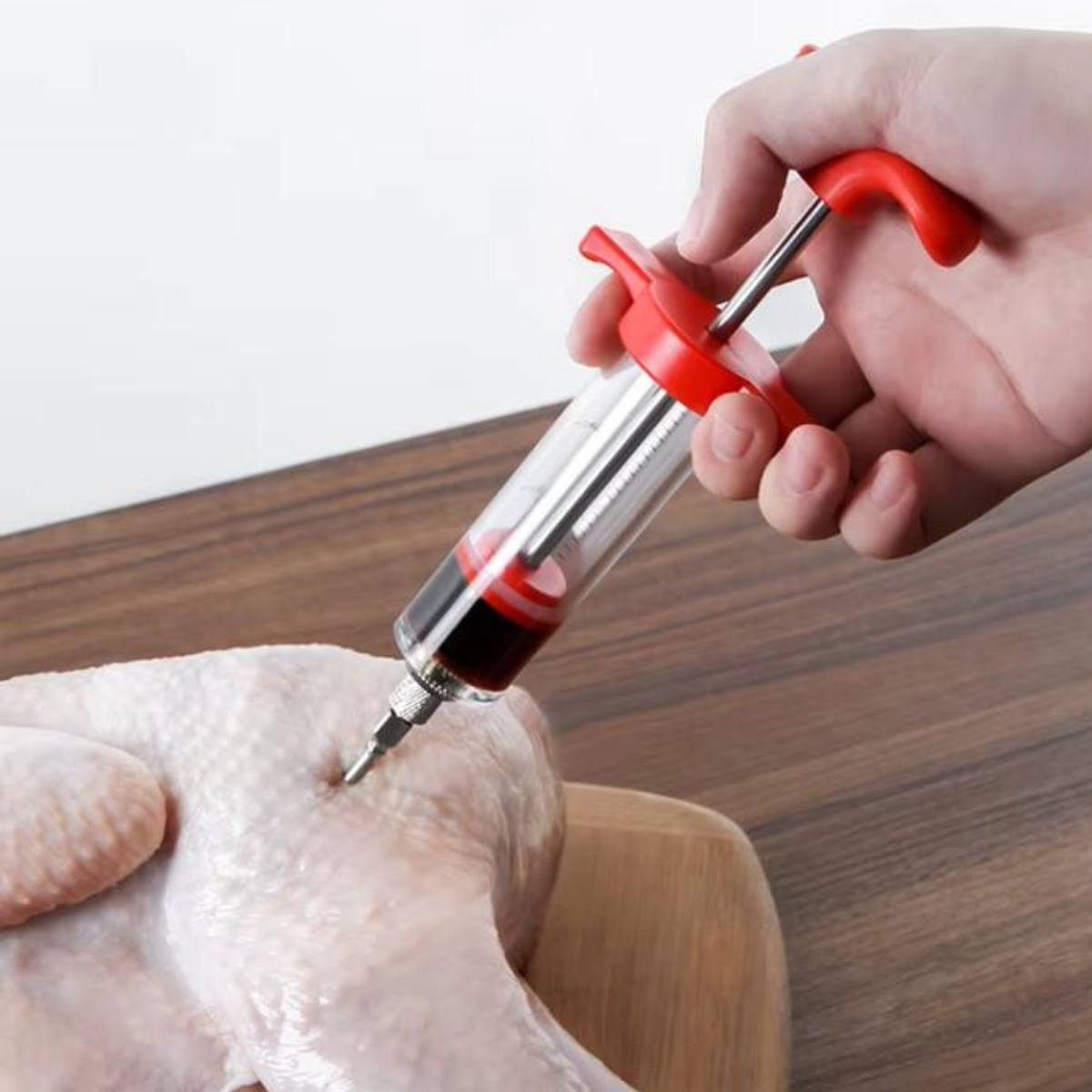 Шприц для маринування м'яса Kithenware Needle Suringe пластиковий