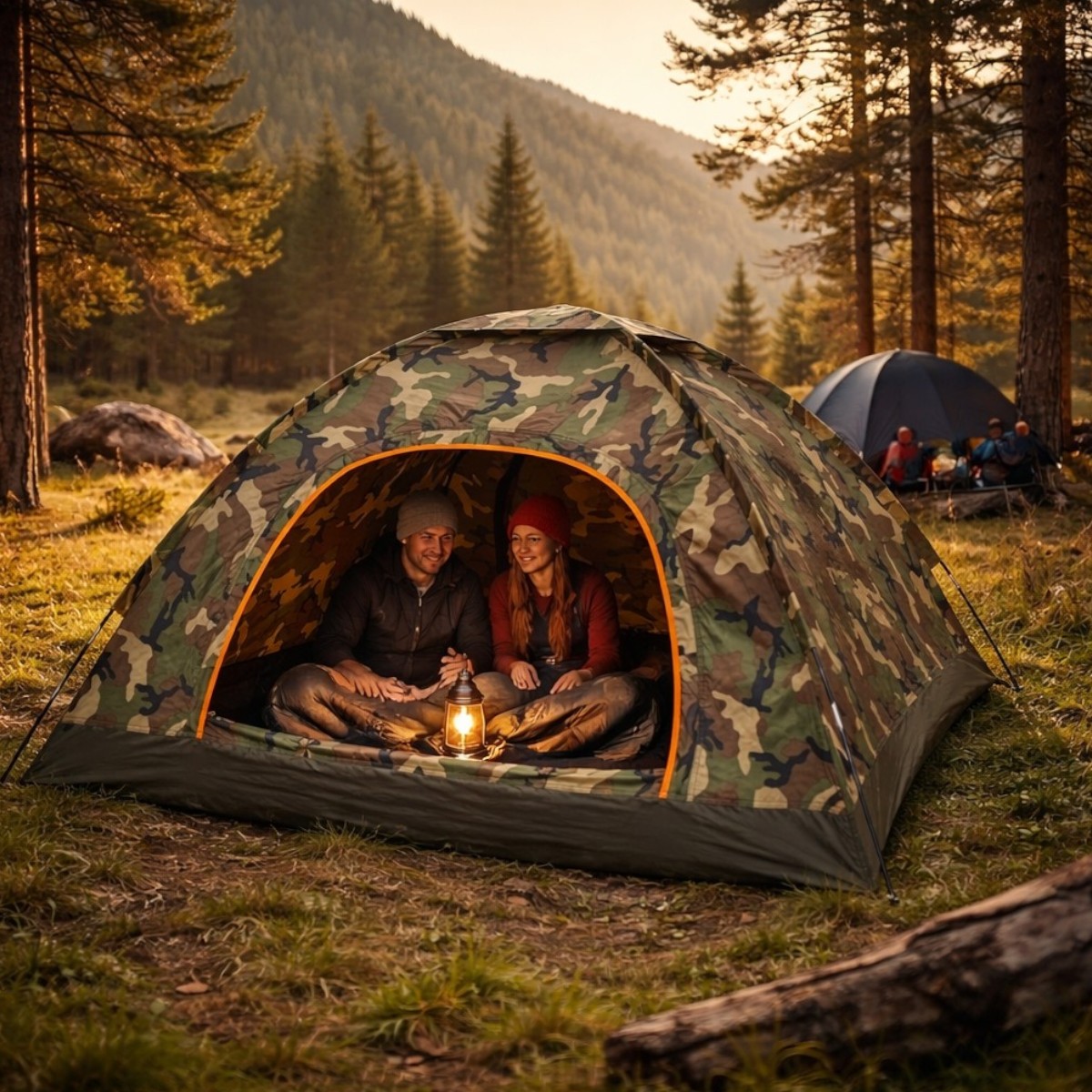 Автоматическая туристическая палатка двухместная Yibo Huwai Tent 200 х 150 х 110 см (2016 T)