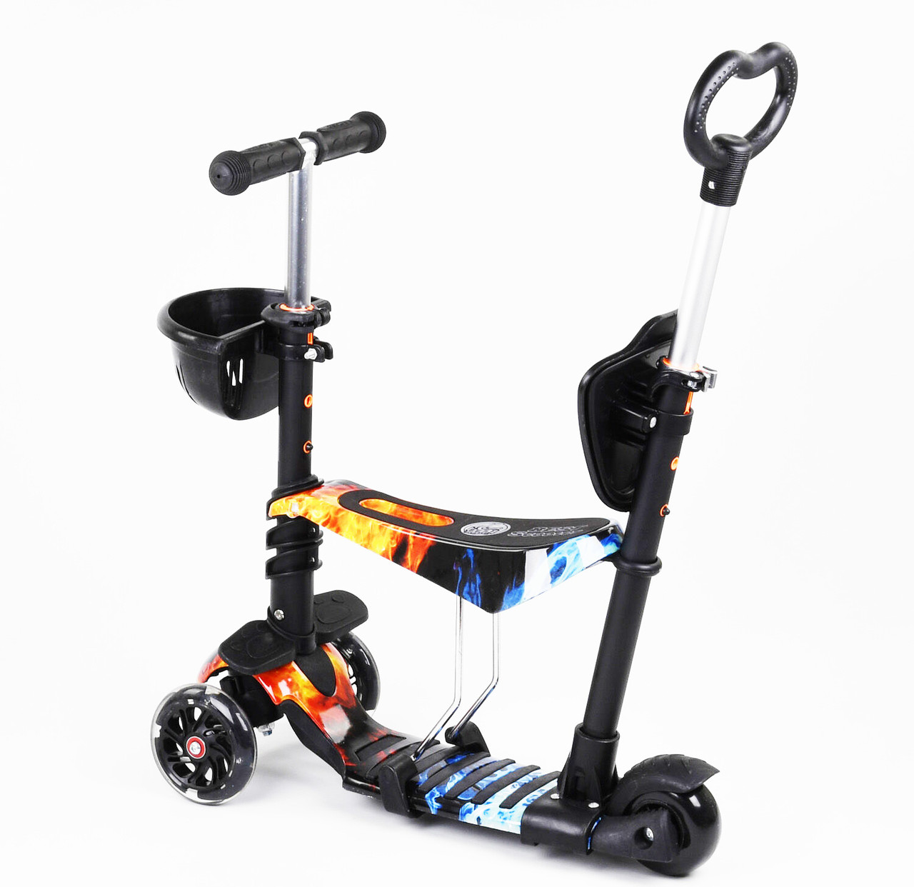 Самокат 5 в 1 Best Scooter 32066 Абстракция