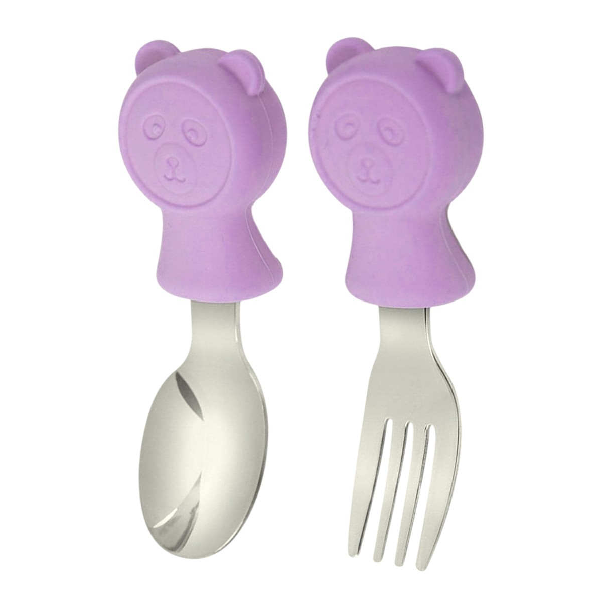 Детский силиконовый набор посуды для кормления Tableware Set 6 предметов (MA-4906)