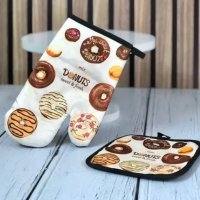 Набор перчатка и прихватка Donuts (R32344)