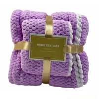 Набор полотенец HOME TEXTILES микрофибра 140 х 70 и 75 х 35 см (25531)