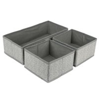 Набор коробок-органайзеров для хранения вещей Home 3 предмета (3216102J)