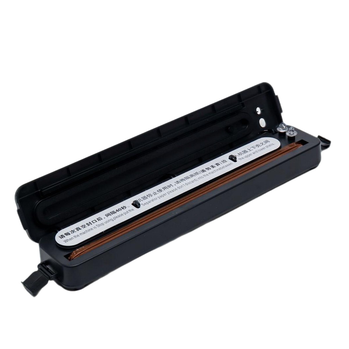 Вакууматор для продуктів Vacuum sealer 90W 37.5 х 7.5 х 7.2 см + 10 пакетів для вакуумування