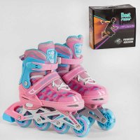 Ролики_41011-М_Best_Roller_размер_35-38_(6)_РОЗОВЫЙ_колёса_PU_ПЕРЕДНЕЕ_КОЛЕСО_СВЕТ_d_колес_–_65_см_в