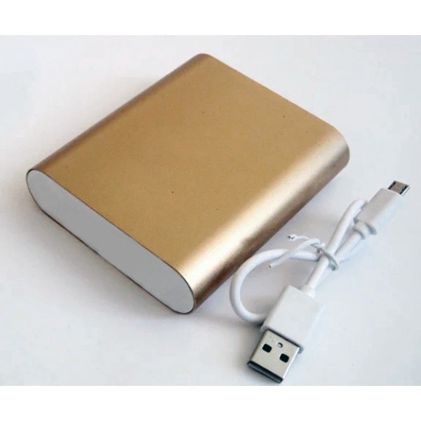 Power Bank Xiaomi Mi 10400 mAh Gold (реальная емкость 5600 mAh)