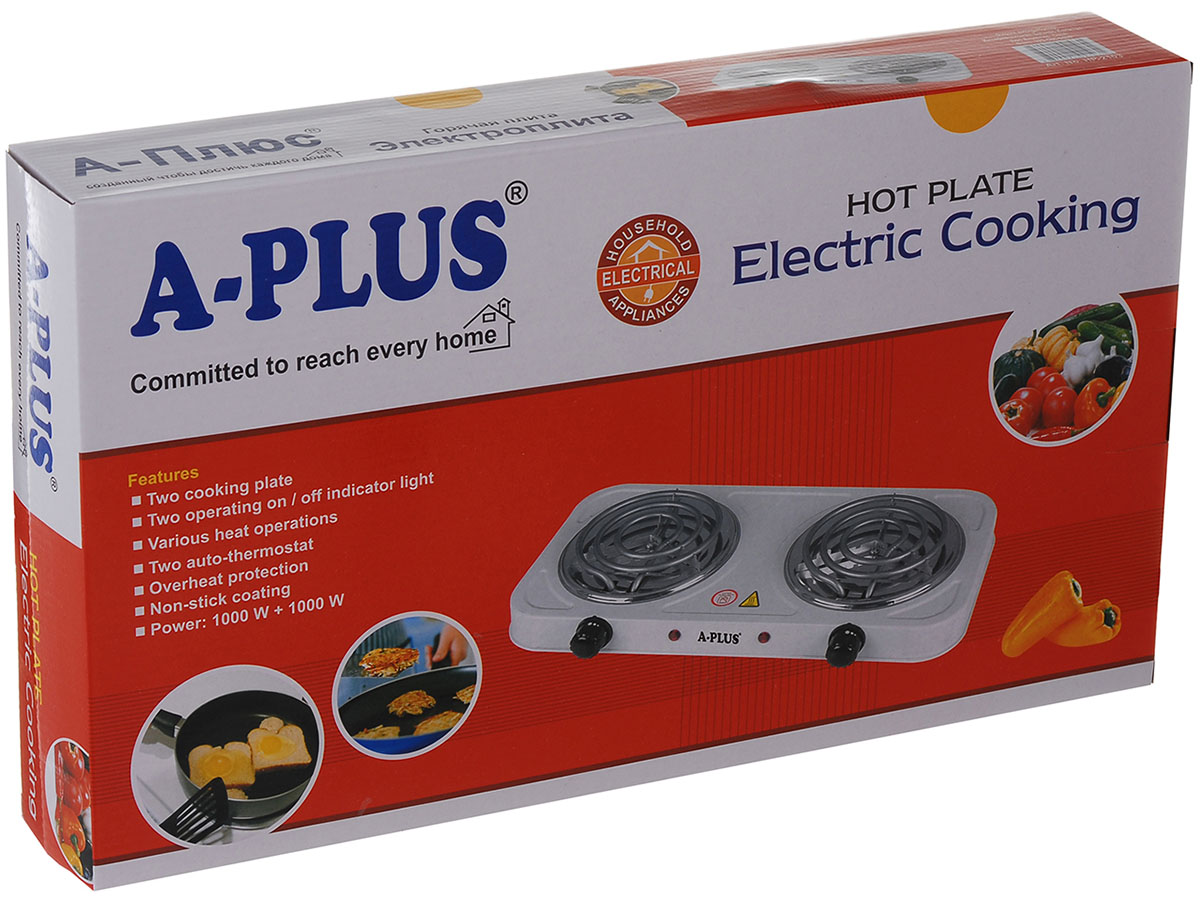 Плита настольная электрическая A-PLUS (2103)