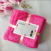 Набор полотенец SOLAFA микрофибра 140 х 70 и 70 х 35 см (29281) Однотонные