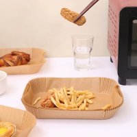 Форма пергаментная для аэрогриля, мультипечи Kraft 50 шт 22 х 14 х 4.5 см (R35246)