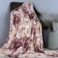 Плед покрывало стрижка COLORFUL HOME микрофибра 200 х 230 (29274) Зеленый мох ЛЮКС