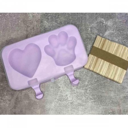 Форма для мороженого Ice Cream Mold "Stamp" 19.5 х 14.5 х 2.5 см (MH-4416) (Сиреневый)