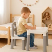 Детский стульчик пластиковый Technok Toys 32 х 32 х 55 см (0198) Серый
