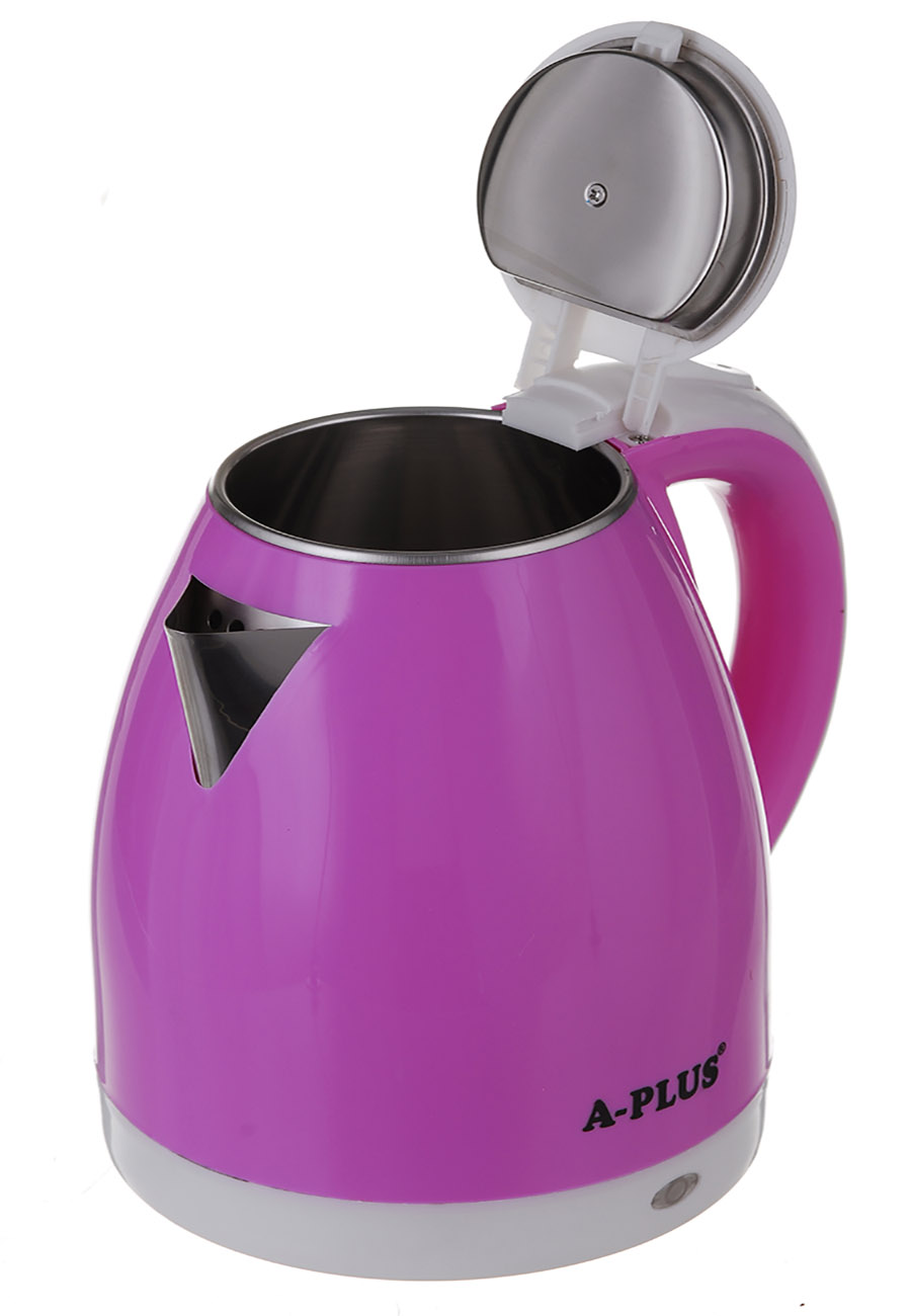 Электрочайник A-PLUS 2,0 л Нержавейка (2128) Фиолетовый