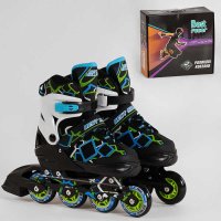 Ролики_1070-М_Best_Roller_размер_35-38_(6)_ЧЕРНО-ЗЕЛЕНЫЙ_колёса_PU_ПЕРЕДНЕЕ_КОЛЕСО_СВЕТ_d_колес_–_65