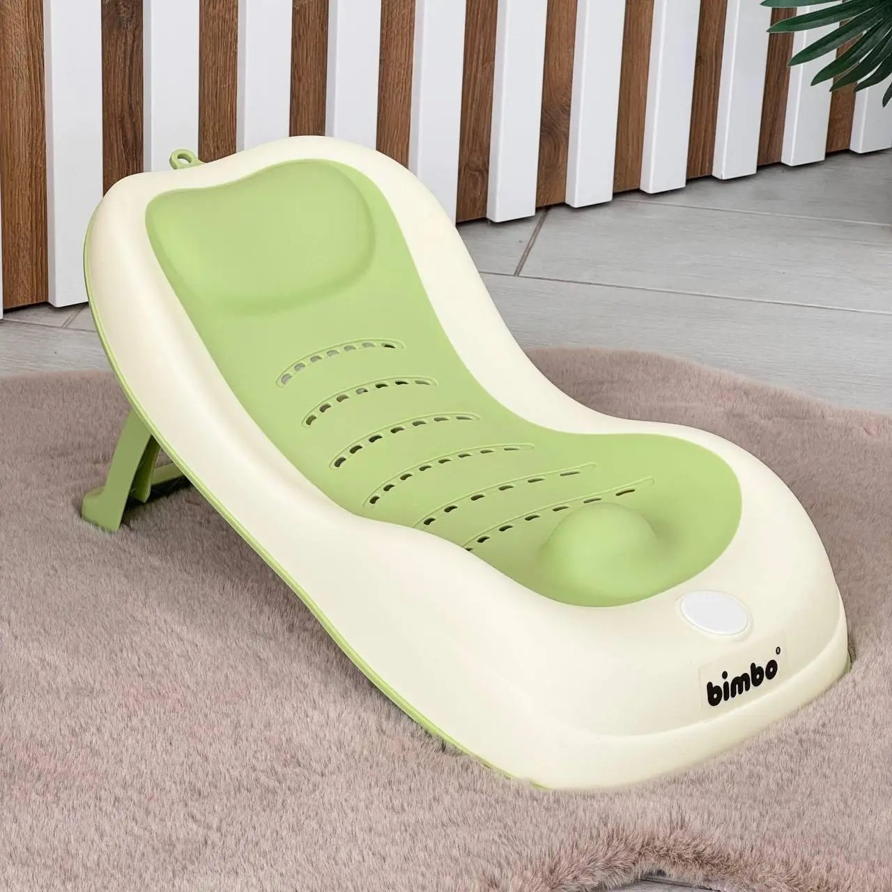 Детская горка для купания нескользящая Bimbo подставка для ванны 27.5 х 53.5 х 13 см (7450-18)