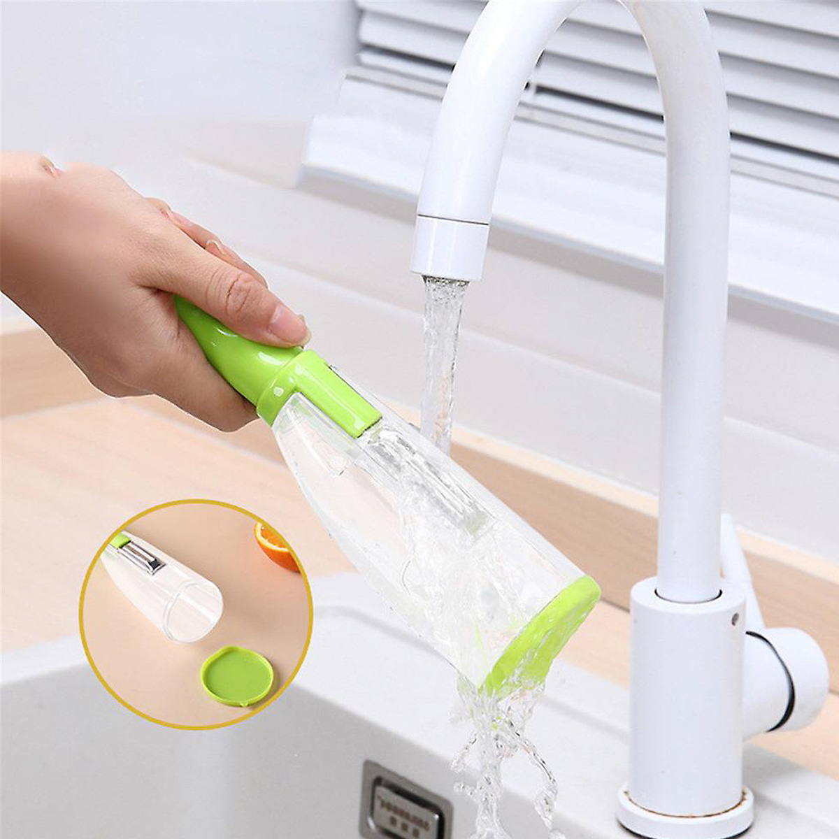 Нож кухонный для чистки овощей PEELER (TD00445) (Салатовый)