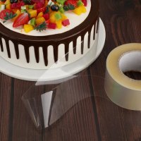 Бордюрная ацетатная лента для кондитерских изделий Confectionery Tape 8 см х 54 м х 0.125 мм