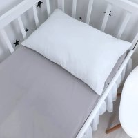 Простынь на резинке детская Bimbo 120 х 60 см (55649) Серый