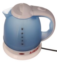 Электрочайник A-PLUS 1,8 л пластмасовый (2136) Голубой/белый