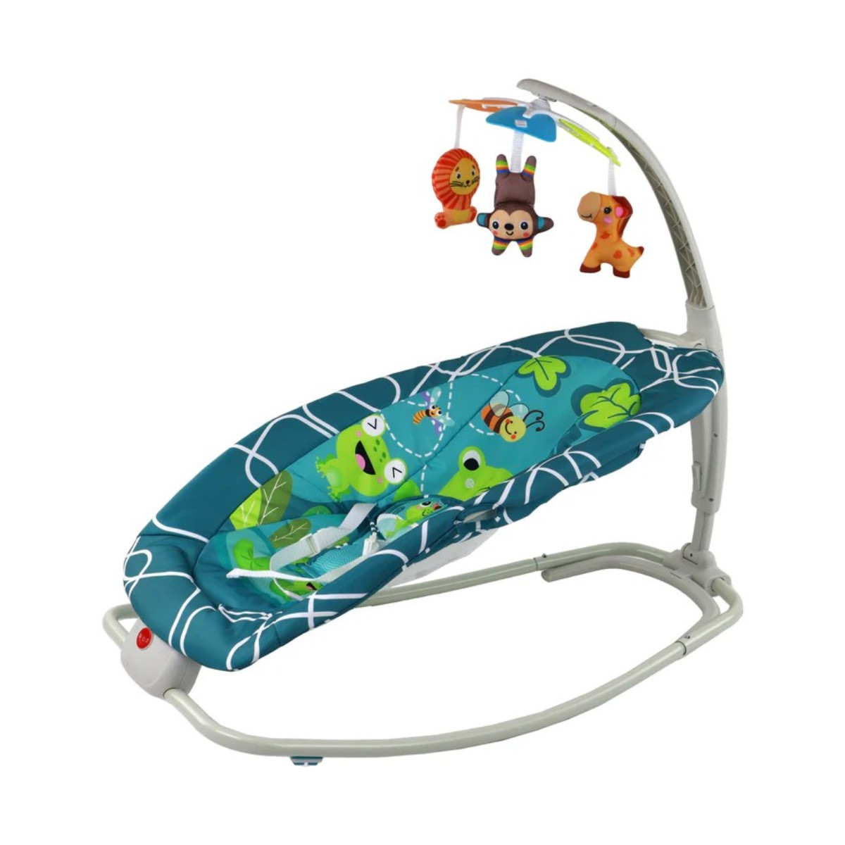 Дитячий шезлонг-гойдалка Baby Cradle заколисуючий центр для новонароджених дітей, дитяче крісло (8788)