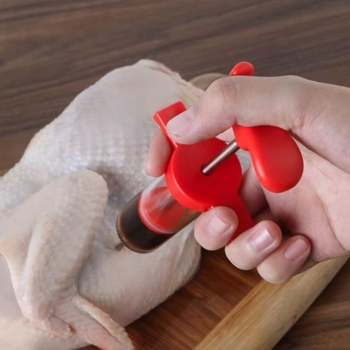 Шприц для маринування м'яса Kithenware Needle Suringe пластиковий
