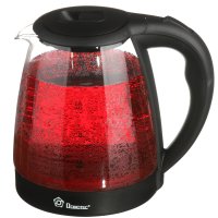 Чайник стекло Domotec 0.0 л (MS-8210) Black