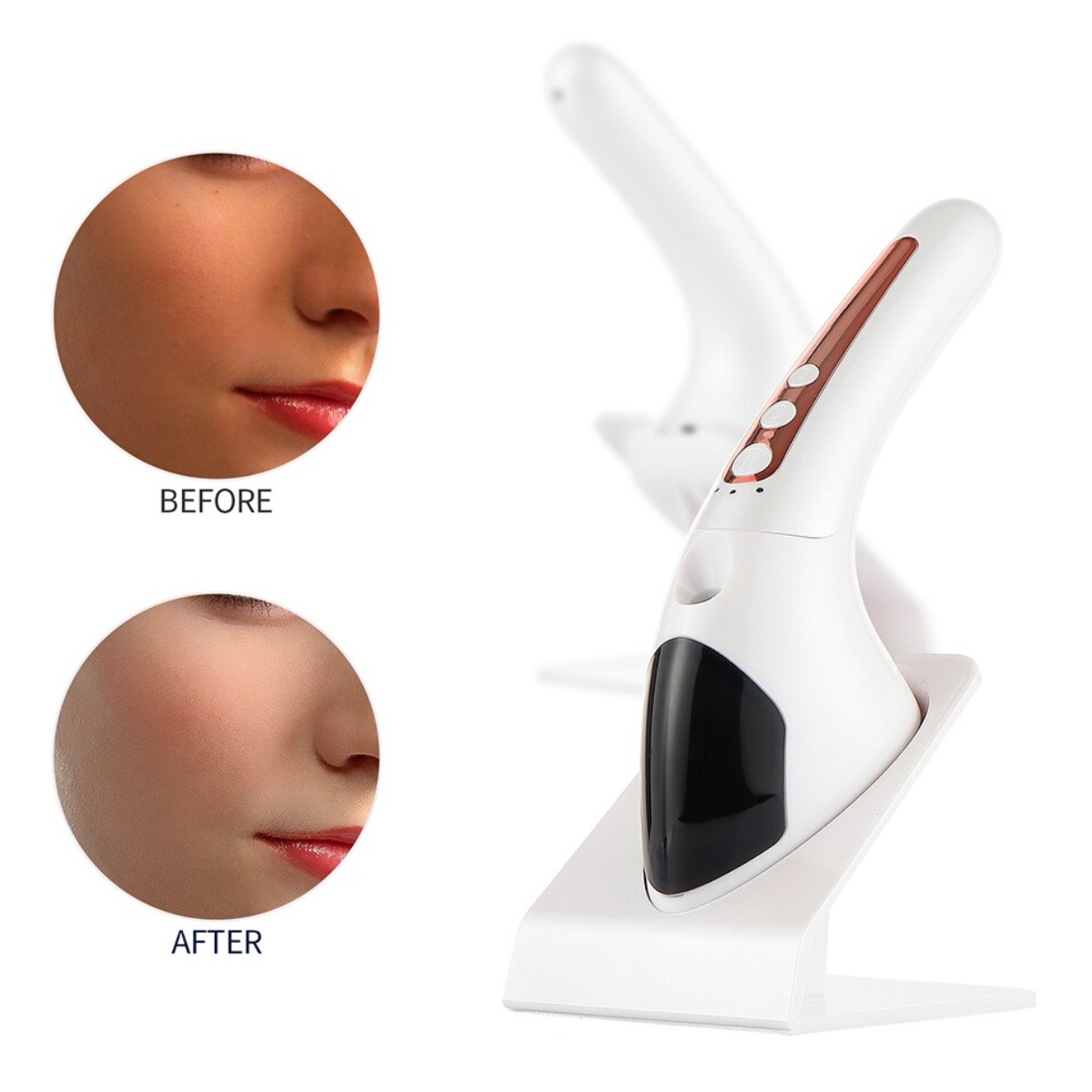 Массажер микротоковый для лица и шеи Face Light Line Lifting Firming