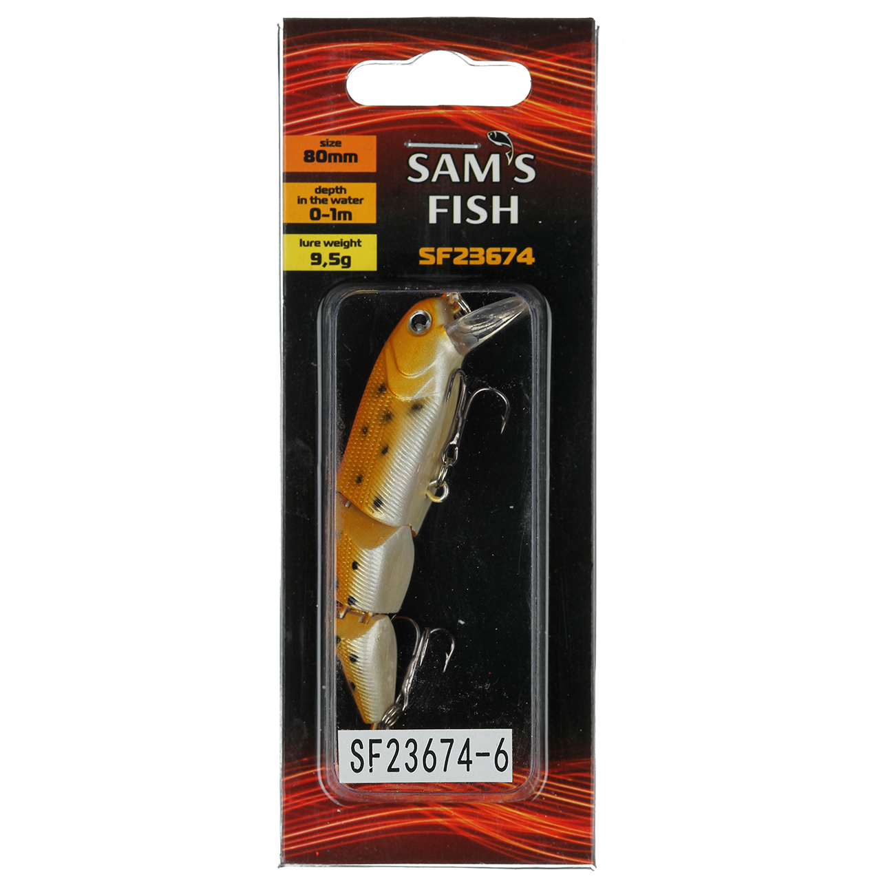 Воблер Sams Fish 80 мм (SF23674-6)