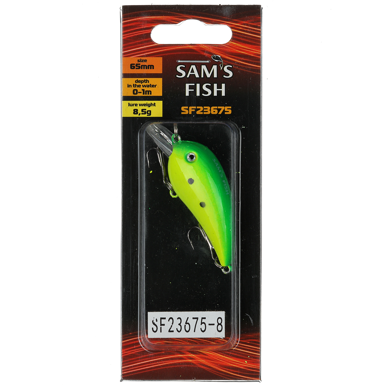 Воблер Sams Fish 65 мм (SF23675-8)