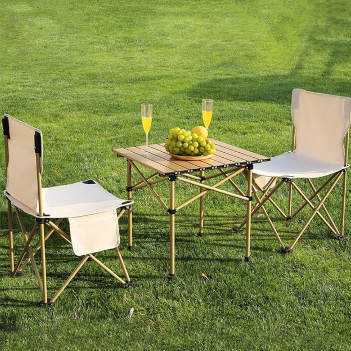 Стіл розкладний туристичний Folding table 52 х 52 х 51 см (MH-5507) 