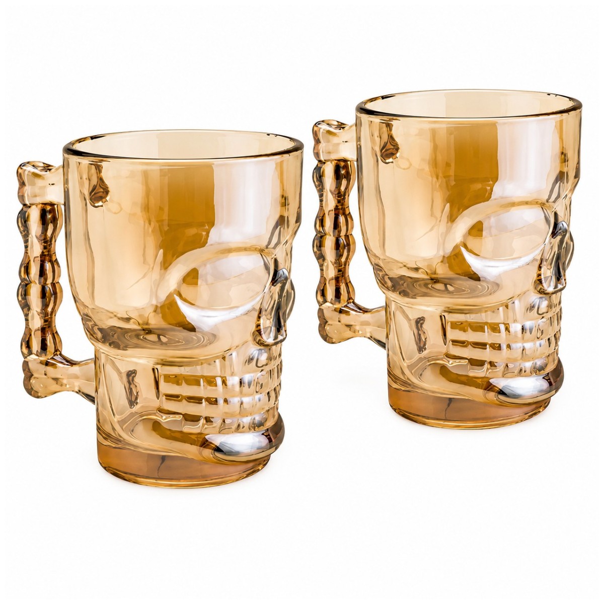 Бокалы пивные High Quality Череп 500 мл 2 шт (R2980)