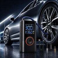 Автомобильный аккумуляторный компрессор Air Pomp для шин мотоцикла, велосипеда, самоката, мячей