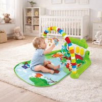 Игровой развивающий музыкальный коврик для младенцев Play Mat с дугой и пианино (973)