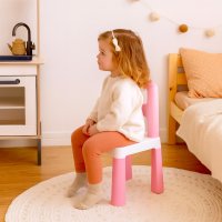 Детский стульчик пластиковый Technok Toys 32 х 32 х 55 см (0167) Светло-розовый